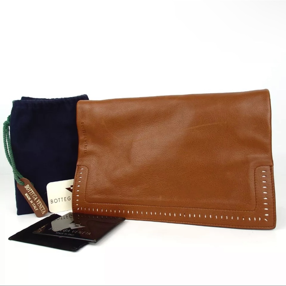 AUTH BOTTEGA VENETA Clutch Bag Pouch